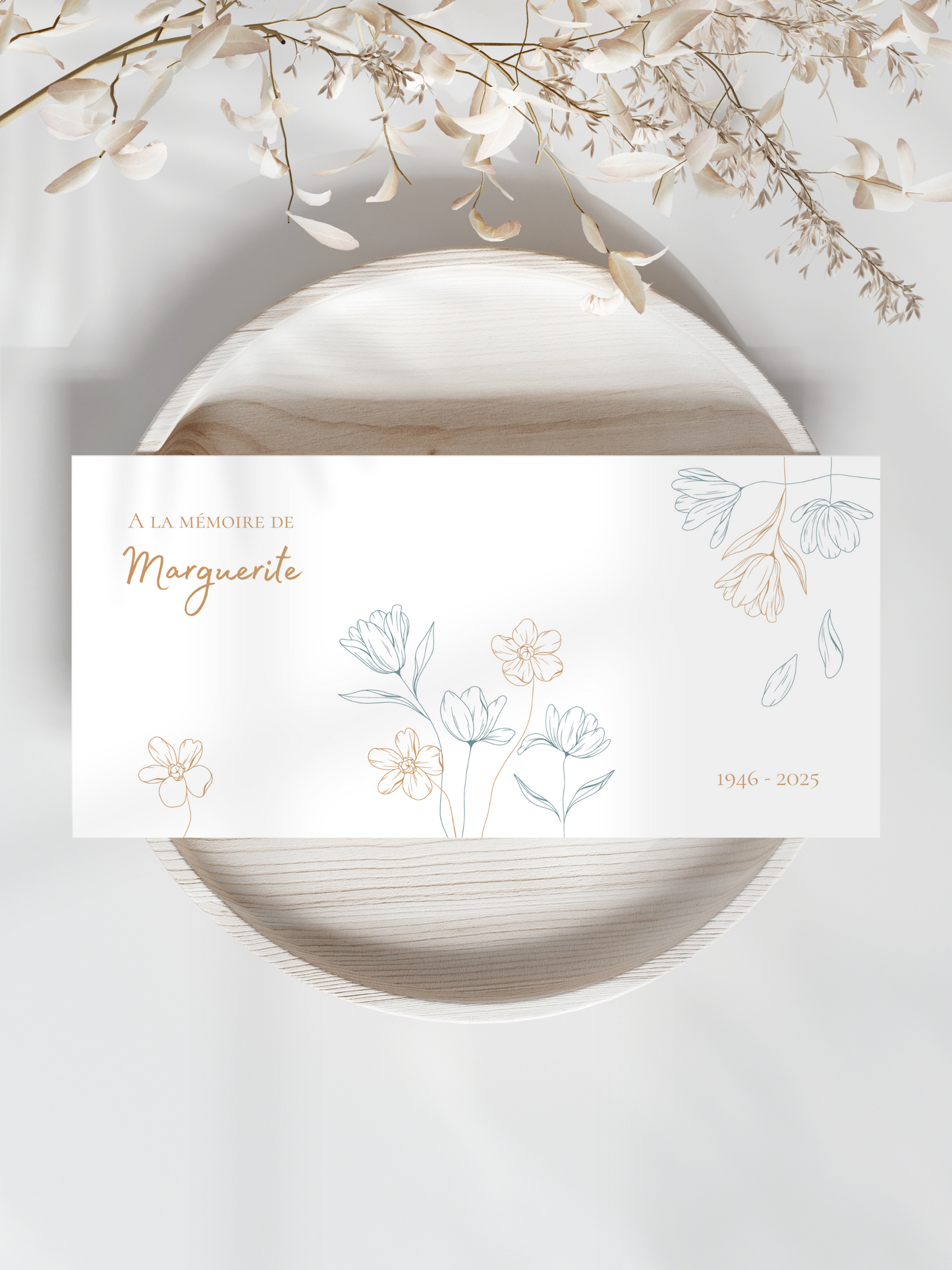 Carte Souvenir - Modèle Auréa