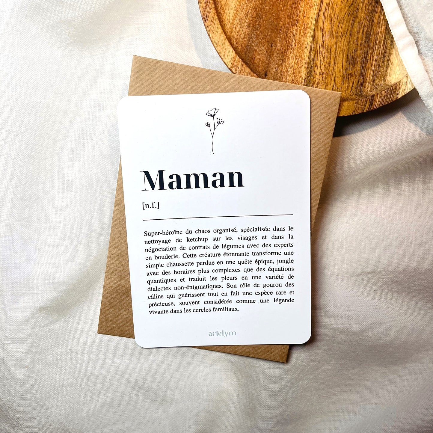 Carte Définition "Maman"