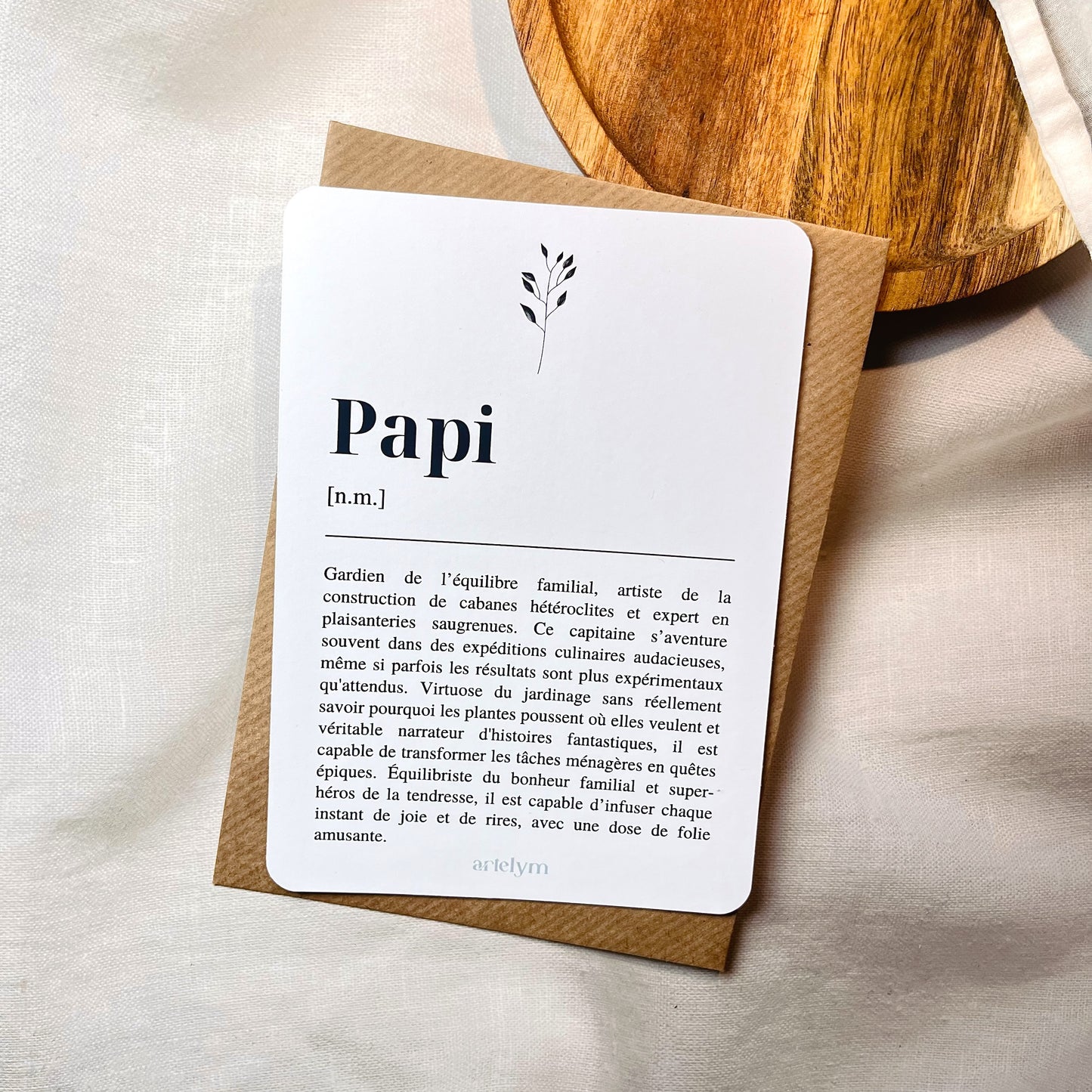 Carte Définition "Papi"