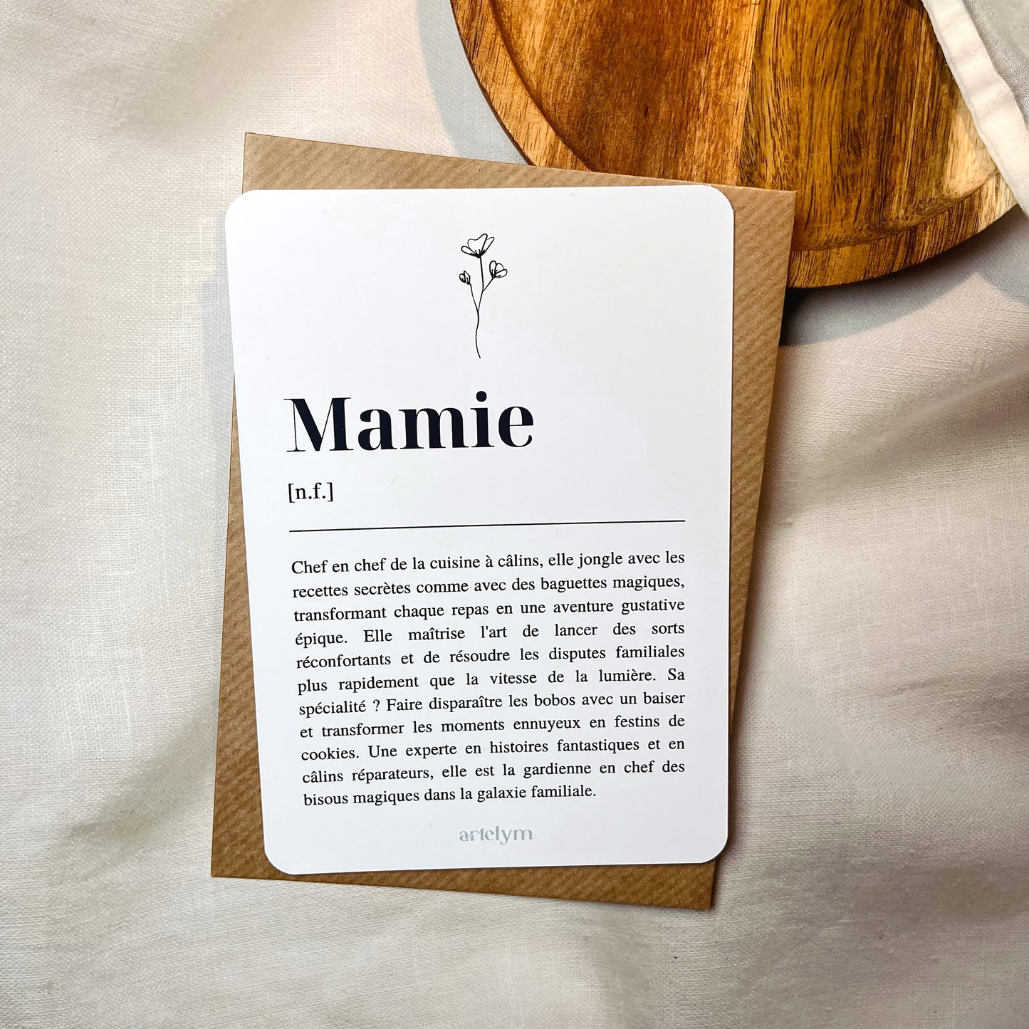 Carte Définition "Mamie"