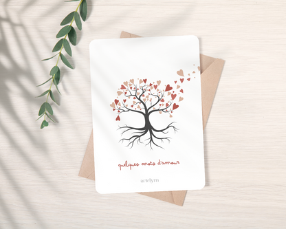 Carte "Quelques mots d'amour"