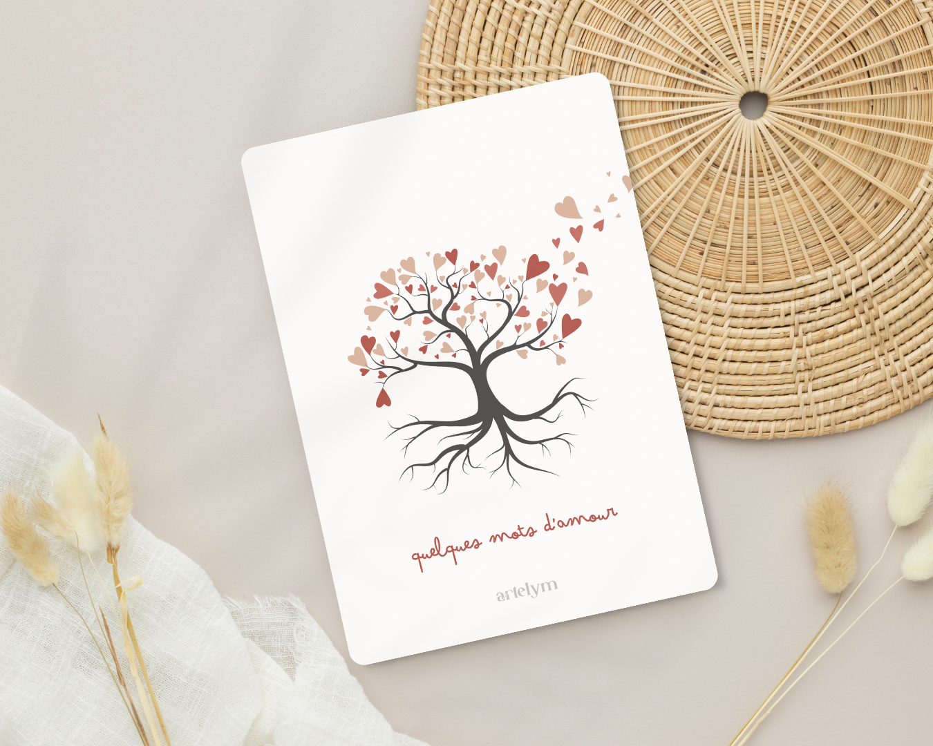 Carte "Quelques mots d'amour"